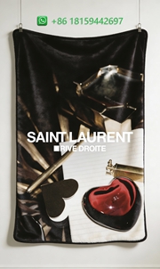Yves Saint Laurent Throw Blankets